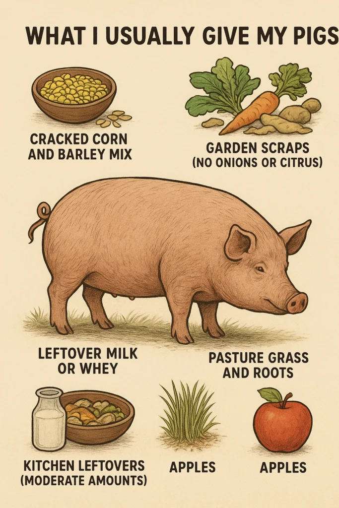 What I Feed My Pigs