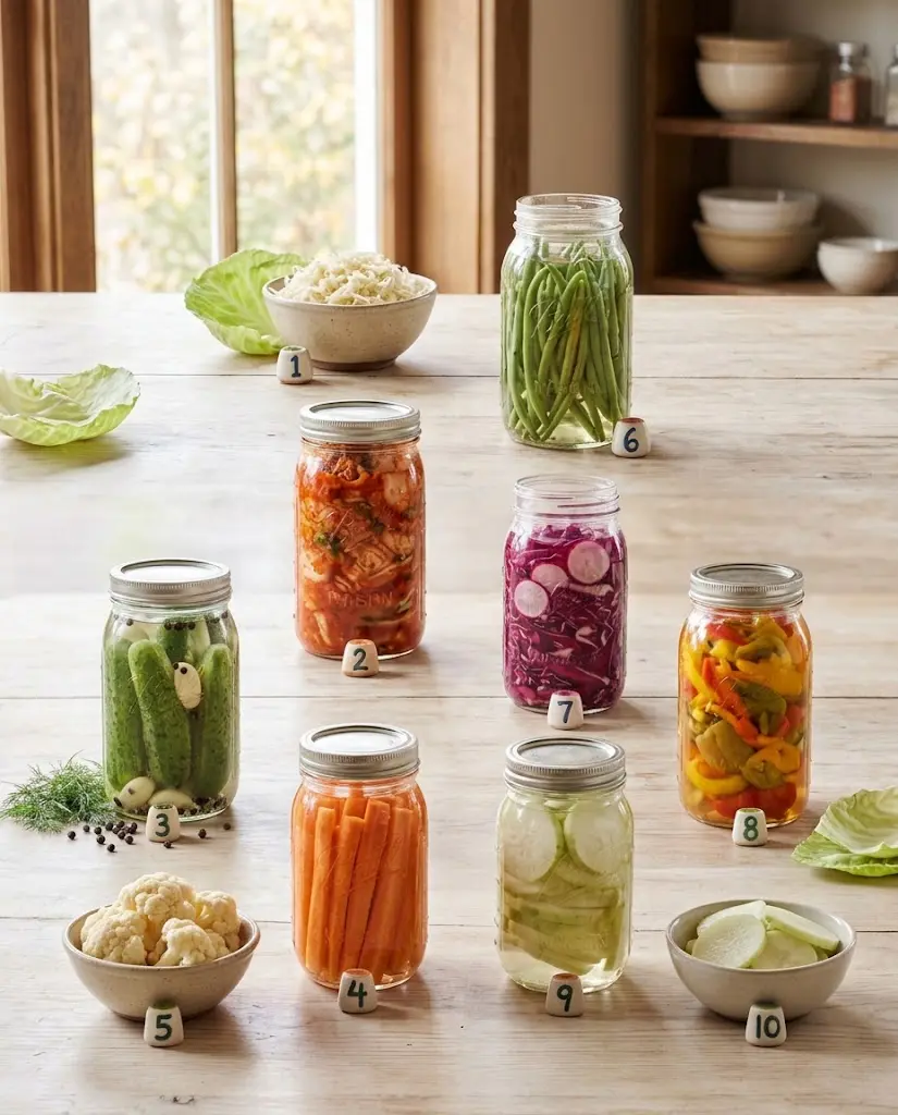 10 Fermented Vegetables to Try at Home: Beginner’s Guide