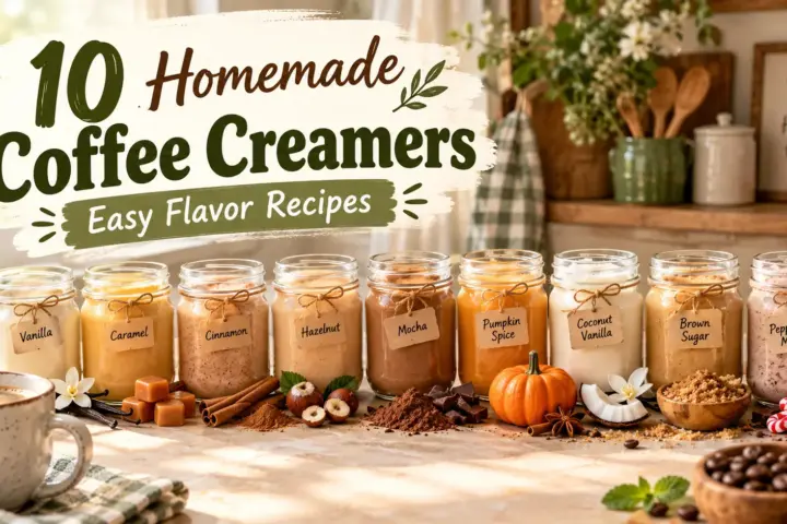 10 Homemade Coffee Creamers: Easy Flavor Recipes