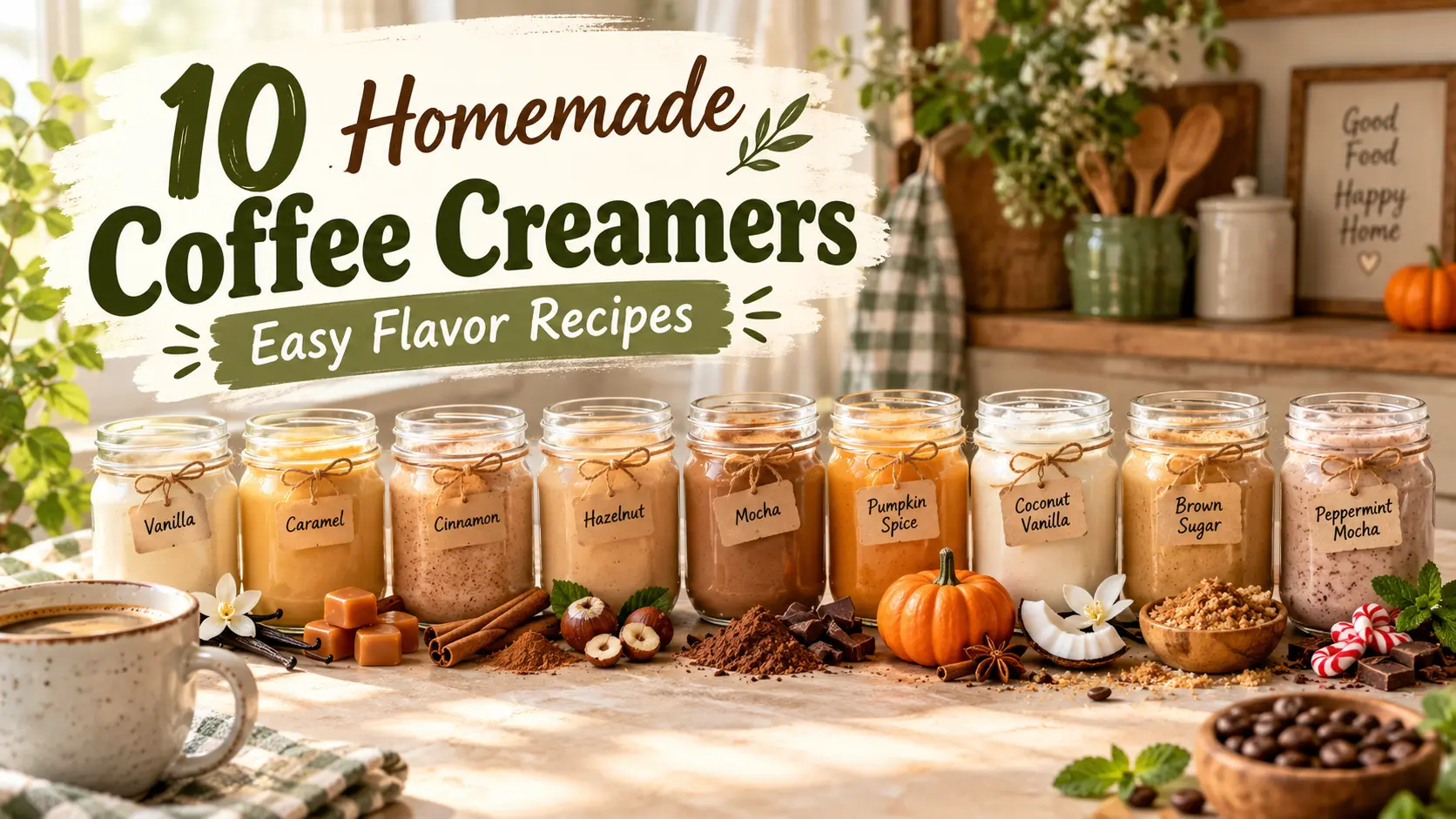 10 Homemade Coffee Creamers: Easy Flavor Recipes