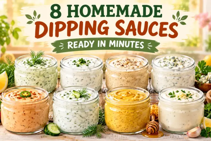 8 Homemade Dipping Sauces You Can Make in Minutes