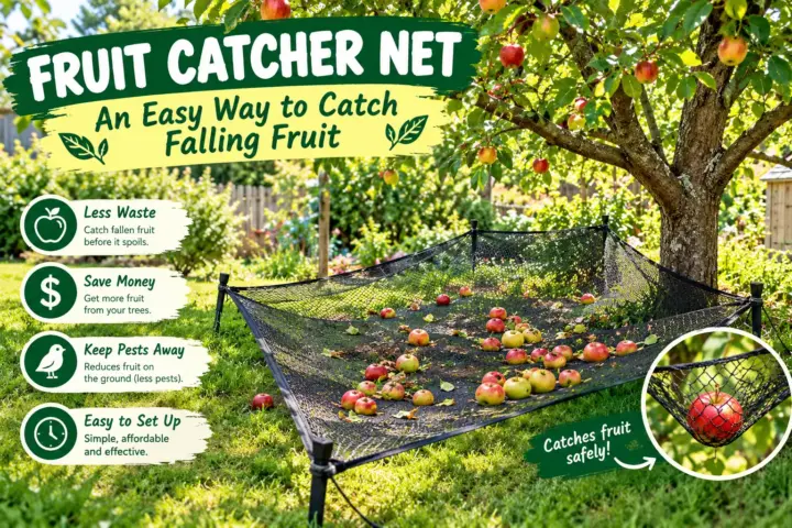 Fruit Catcher Net: An Easy Way to Catch Falling Fruit