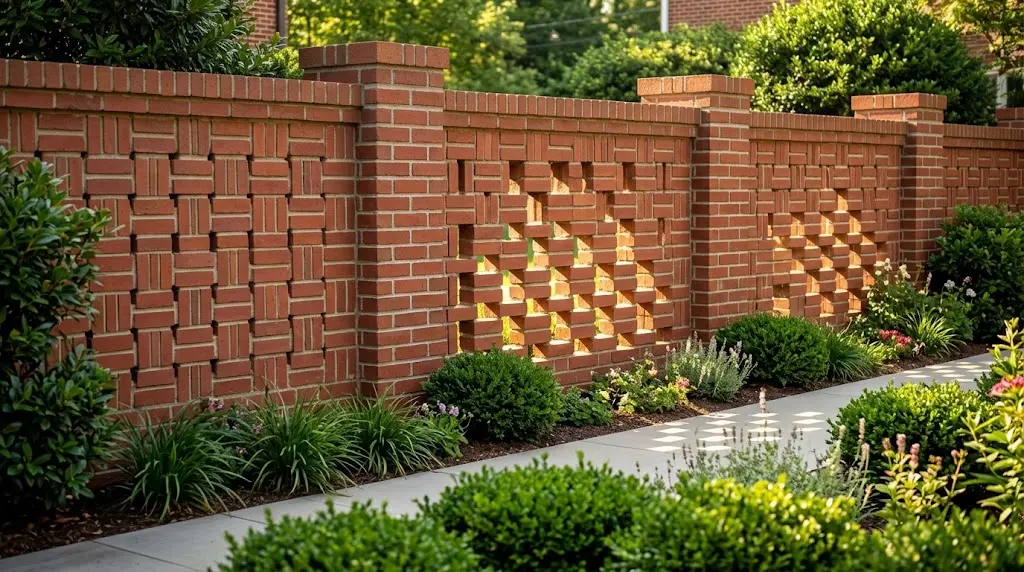Basket Weave Brick Wall: 7 Garden Design Ideas