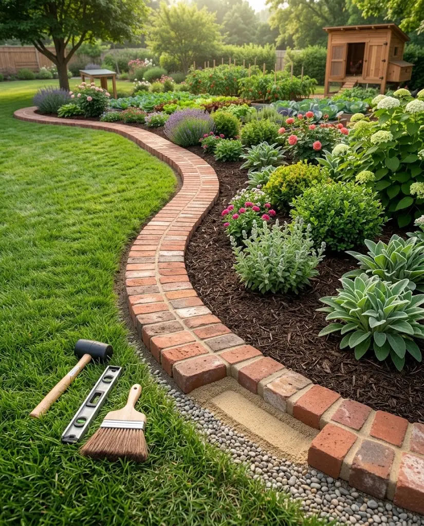 Brick Garden Edging: 9 Tips for a Border That Lasts