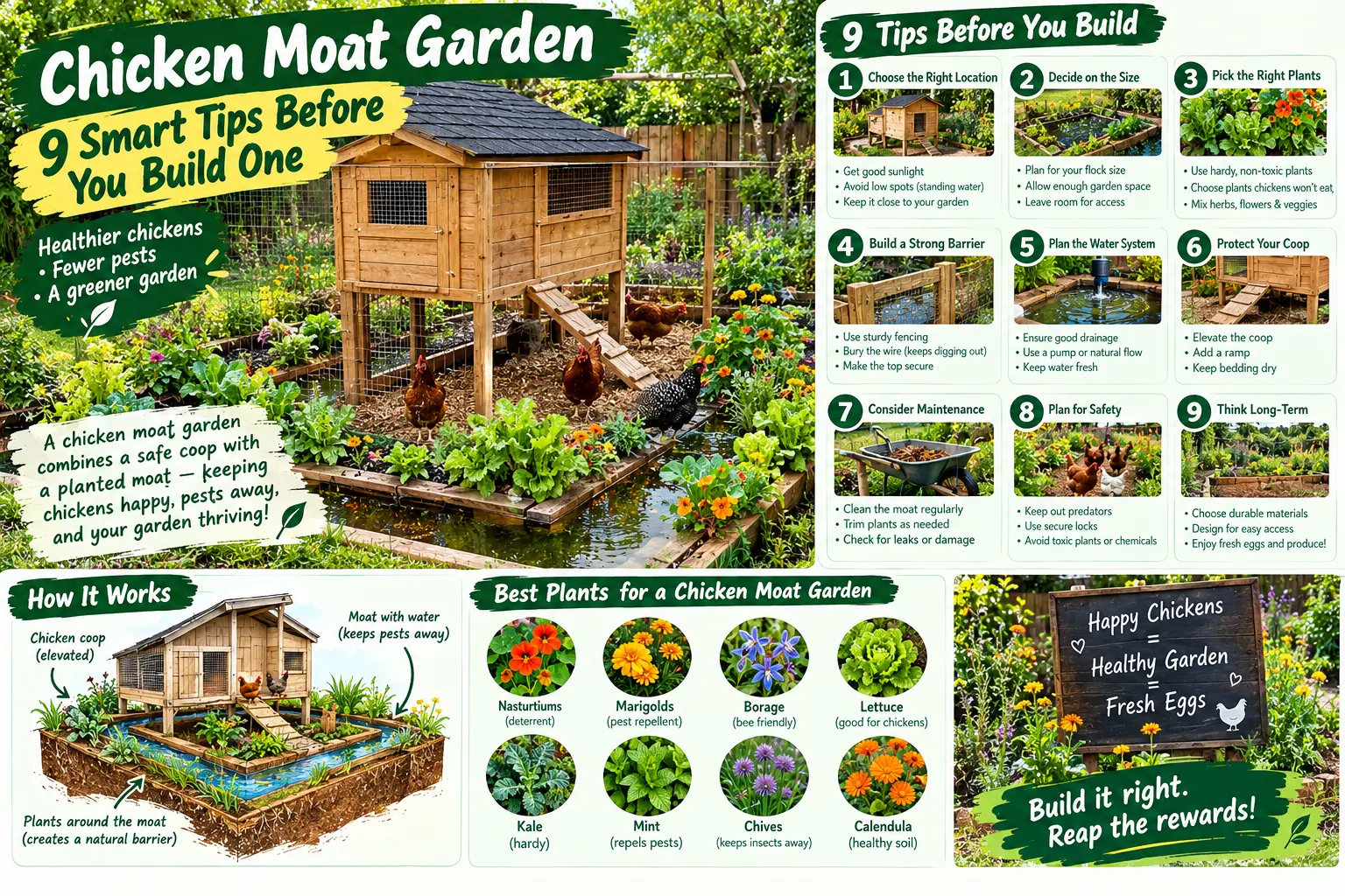 Chicken Moat Garden: 9 Smart Tips Before You Build One
