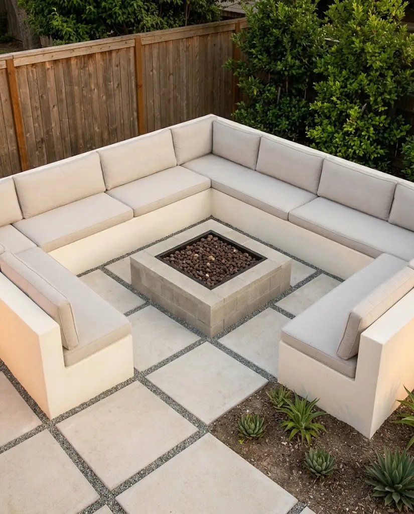 Cinder Block Outdoor Seating: 9 Built-In Patio Ideas