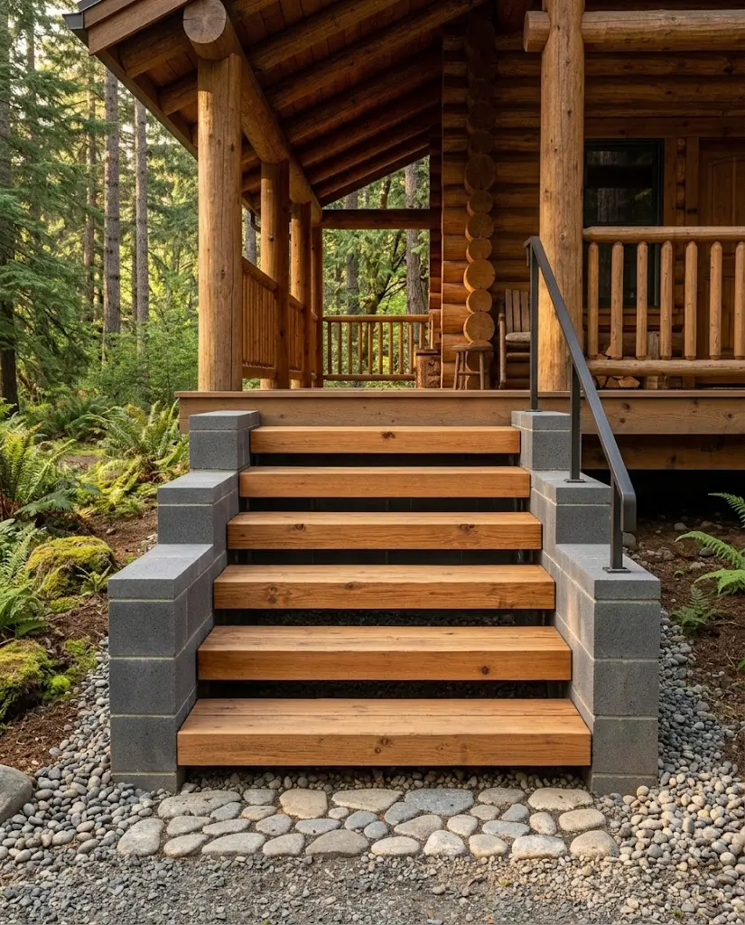 Cinder Block Steps With Wood Treads: 9 Things to Plan First