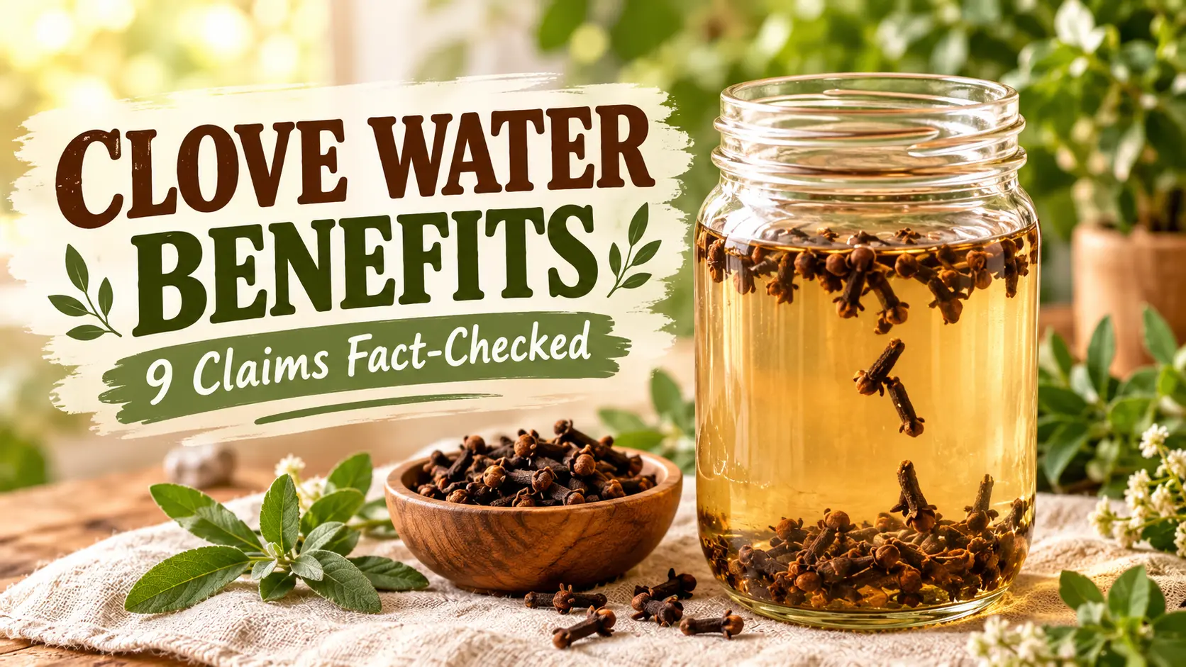 Clove Water Benefits: What Does the Evidence Actually Say?