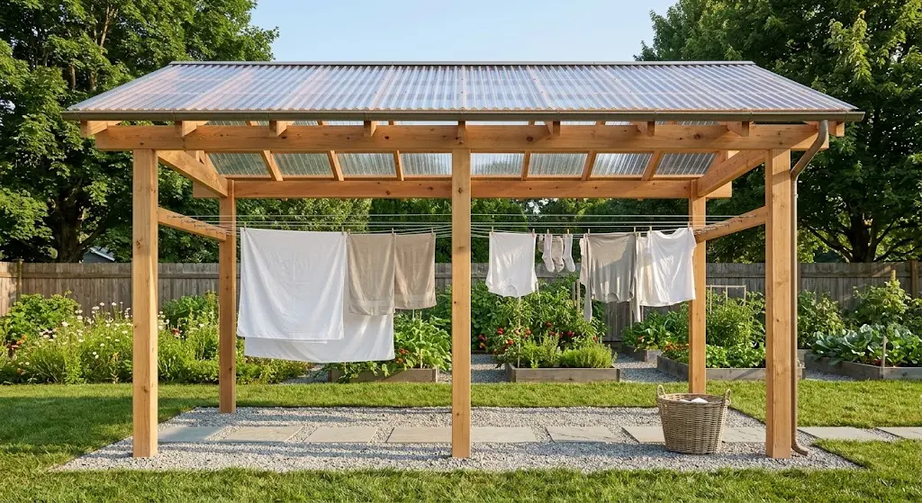 Covered Outdoor Clothesline: 9 Things to Plan First