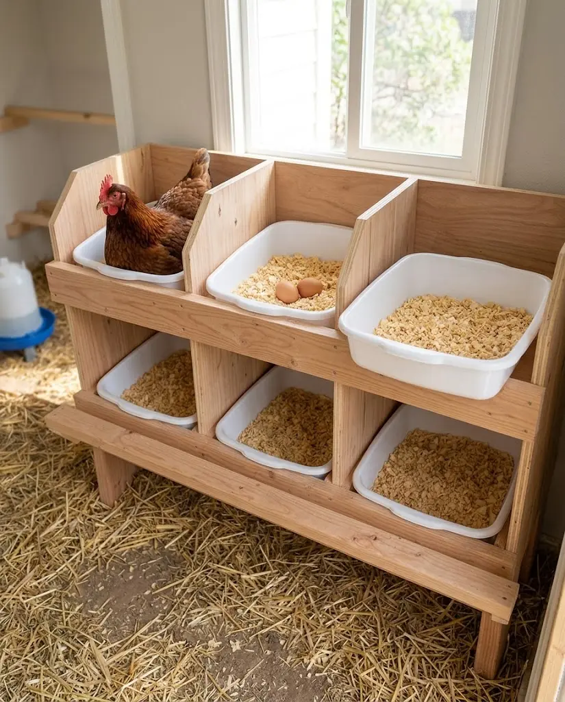 Dish Pan Nesting Boxes: Easy DIY Setup for Chickens