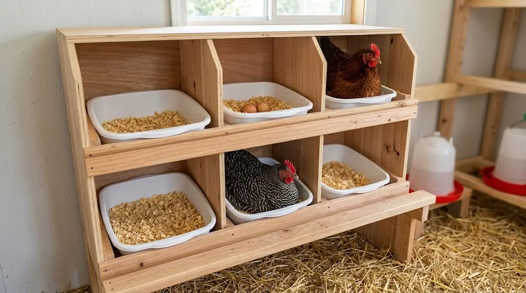 Dish Pan Nesting Boxes: Easy DIY Setup for Chickens