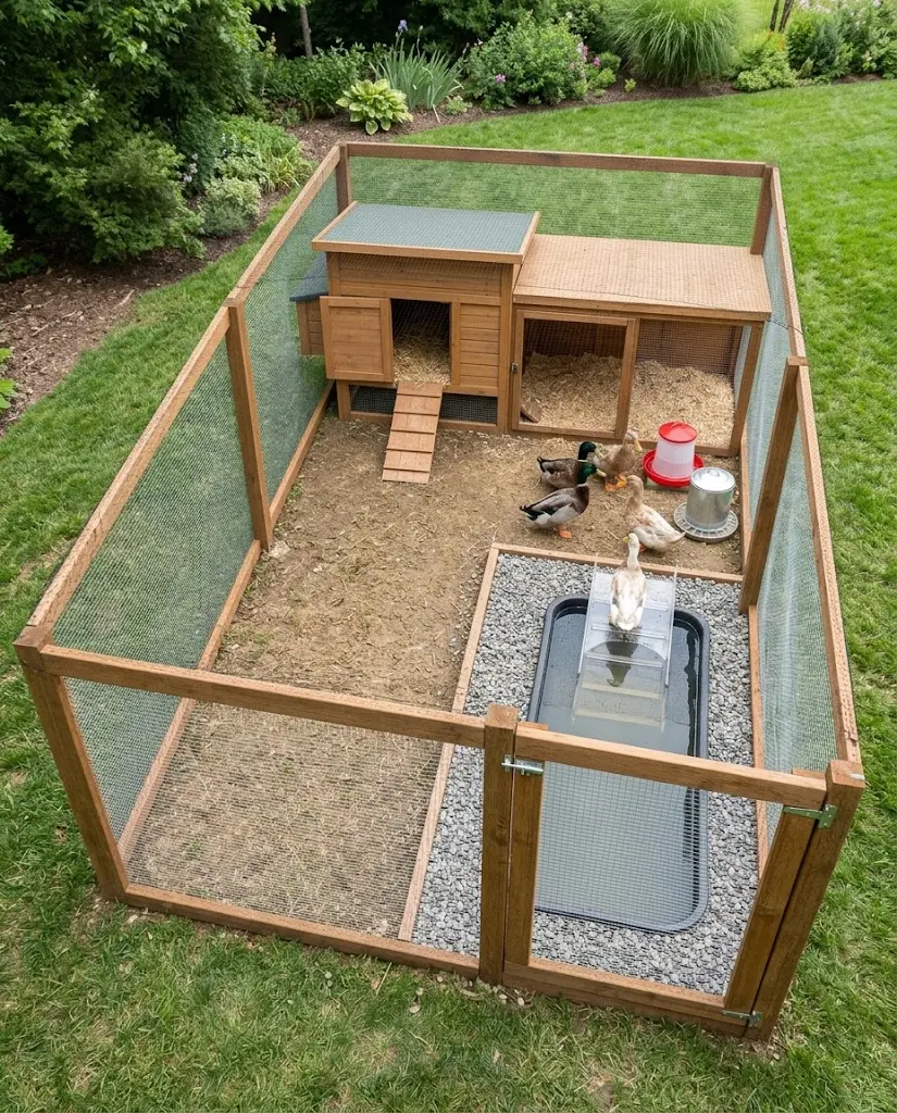 Duck Run With Pond: 9 Practical Backyard Setup Ideas
