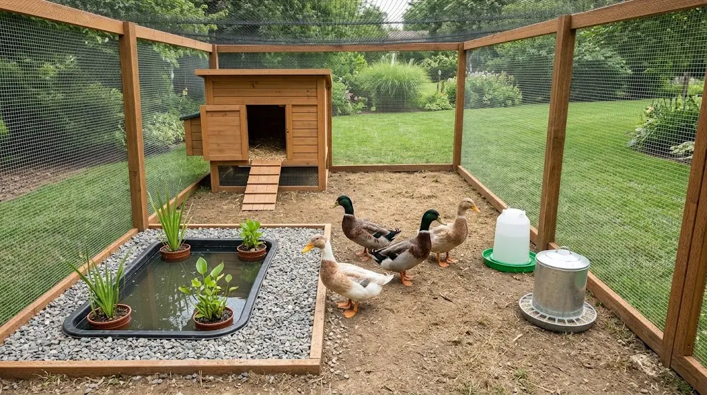 Duck Run With Pond: 9 Practical Backyard Setup Ideas