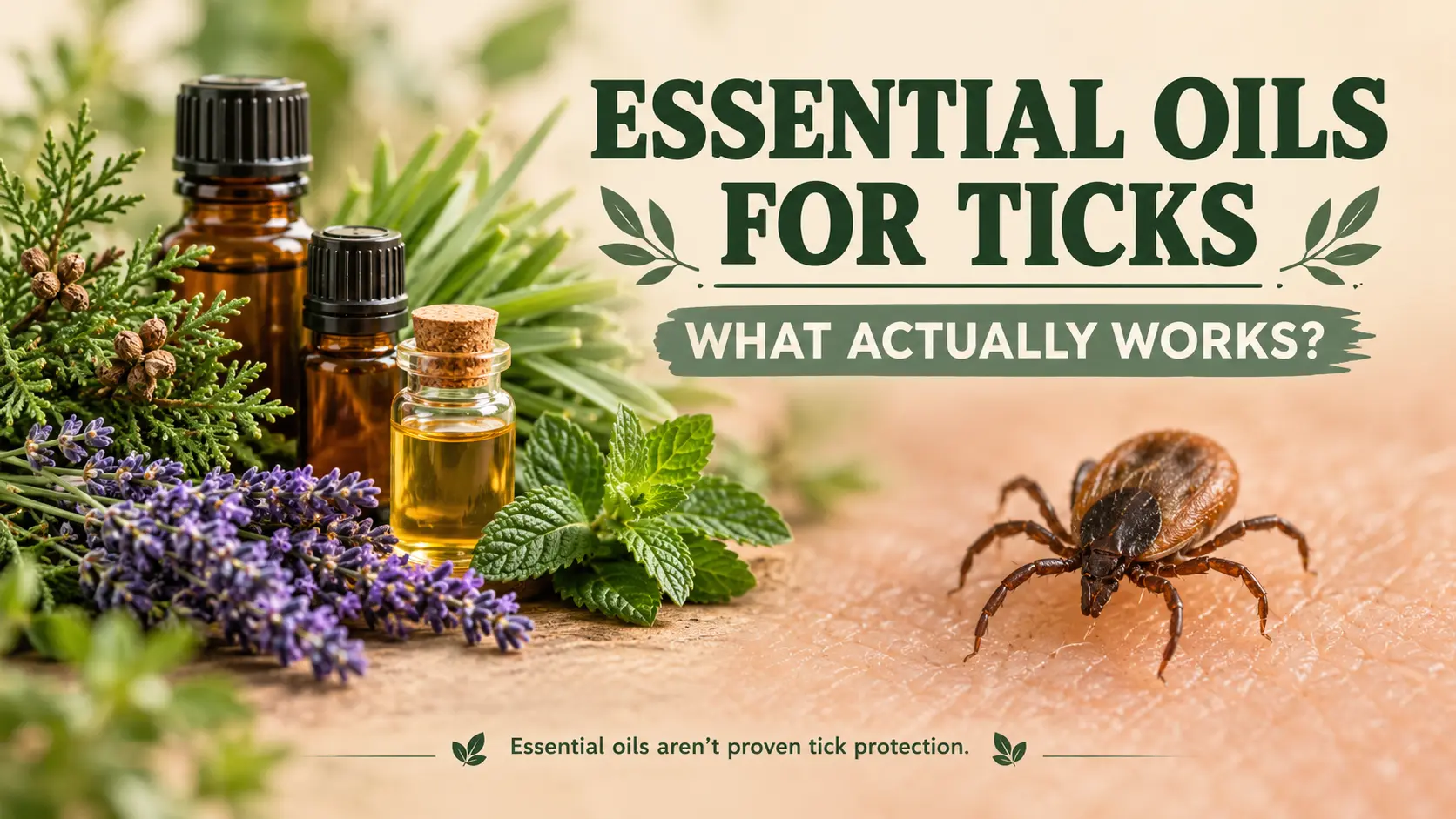 Essential Oils for Ticks: What Actually Works?