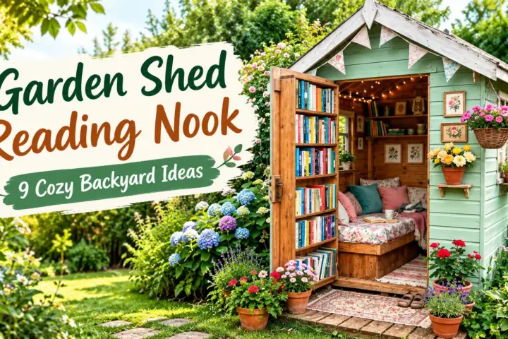 Garden Shed Reading Nook: 9 Cozy Backyard Ideas