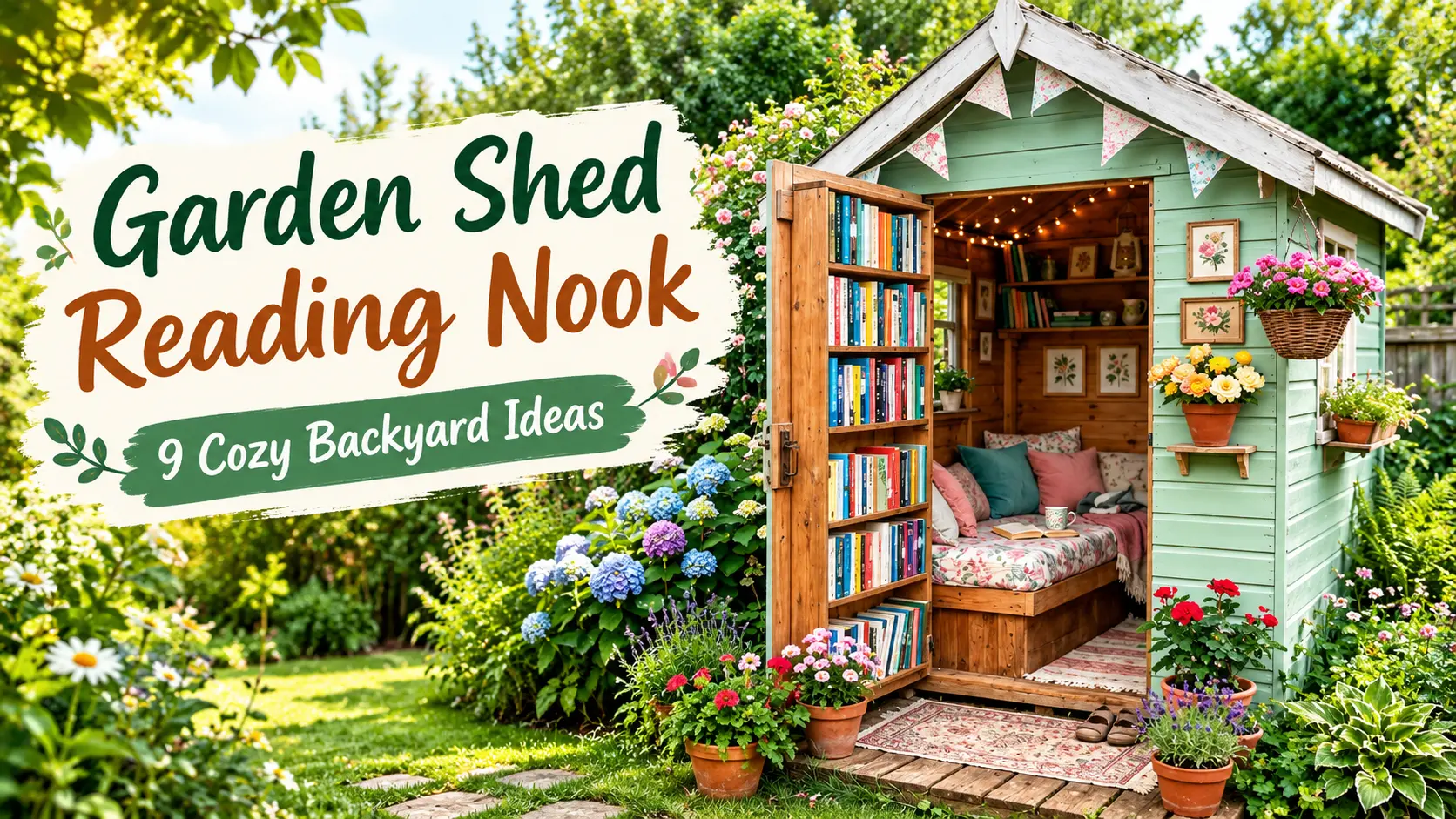 Garden Shed Reading Nook: 9 Cozy Backyard Ideas