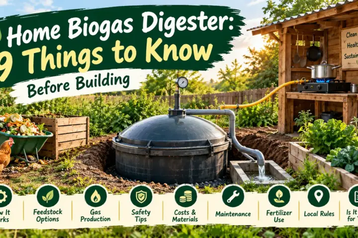 Home Biogas Digester: 9 Things to Know Before Building