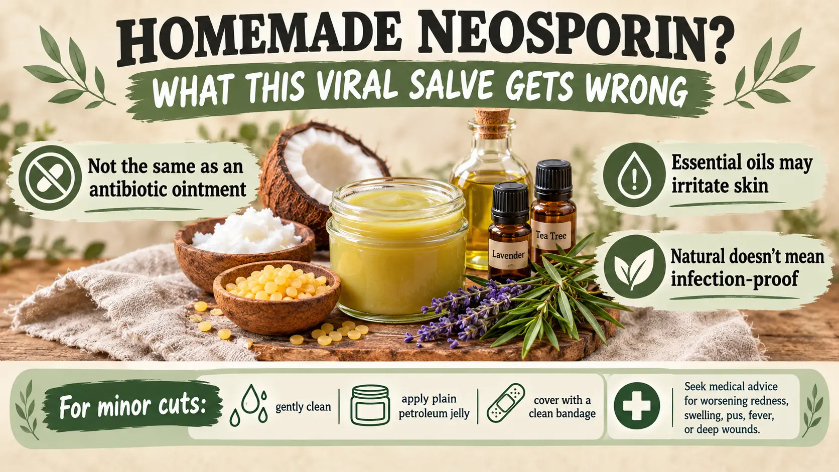 Homemade Neosporin? What This Viral Salve Gets Wrong