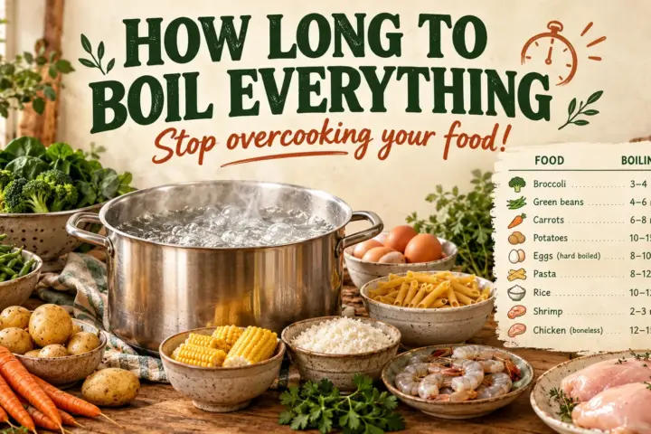 How Long to Boil Everything? 12 Common Foods Explained