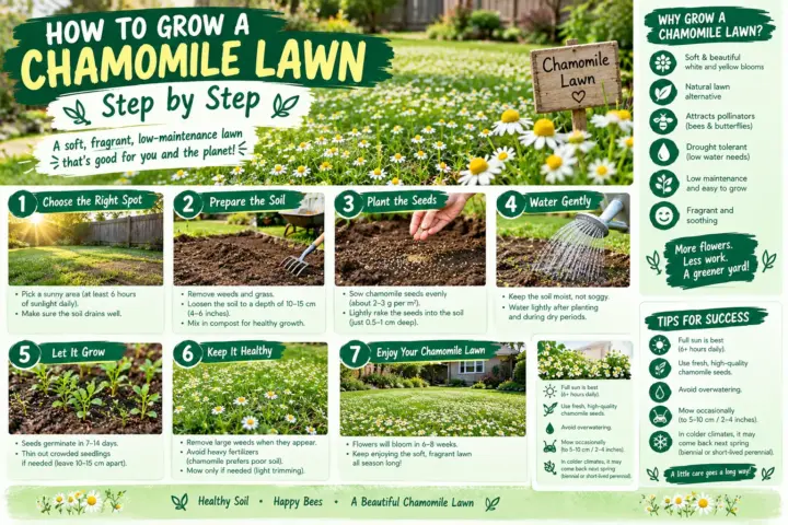 How to Grow a Chamomile Lawn: Step-by-Step Guide
