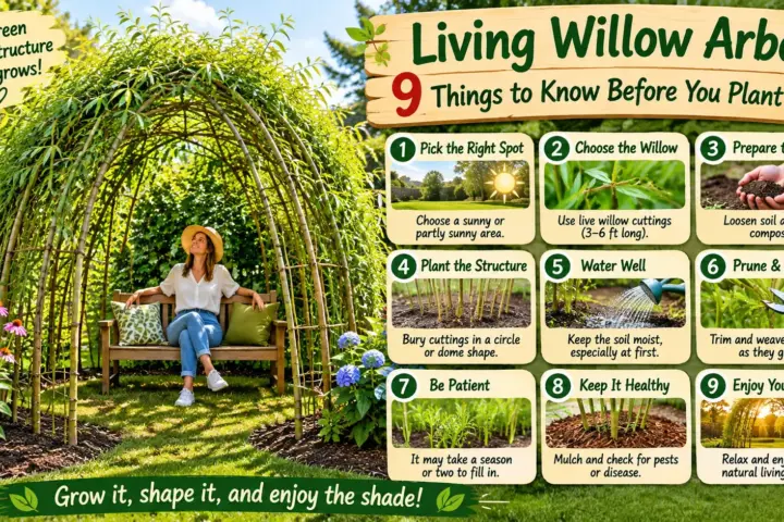 Living Willow Arbor: 9 Things to Know Before You Plant One