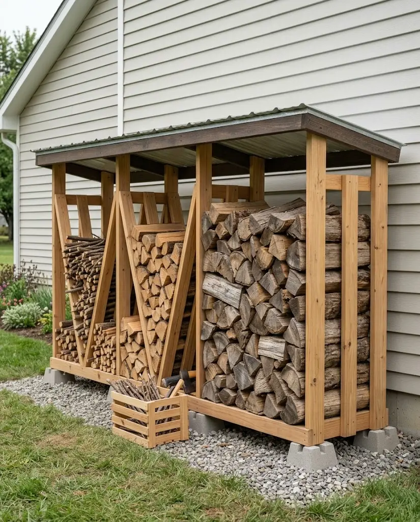 Outdoor Firewood Storage: 9 Smart Backyard Ideas