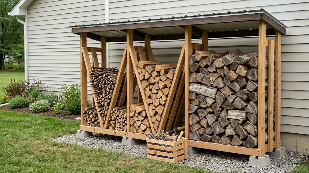 Outdoor Firewood Storage: 9 Smart Backyard Ideas