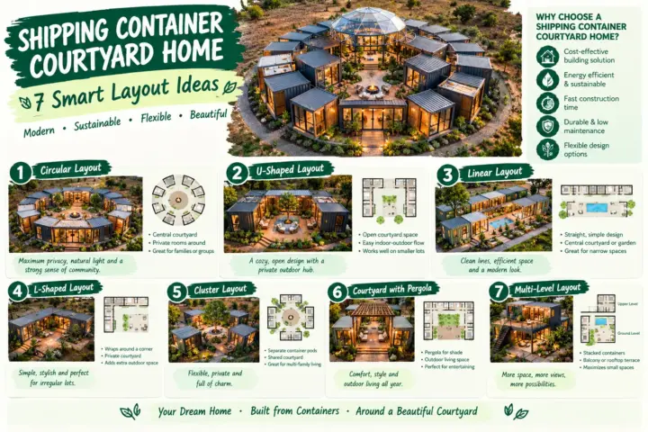 Shipping Container Courtyard Home: 7 Smart Layout Ideas