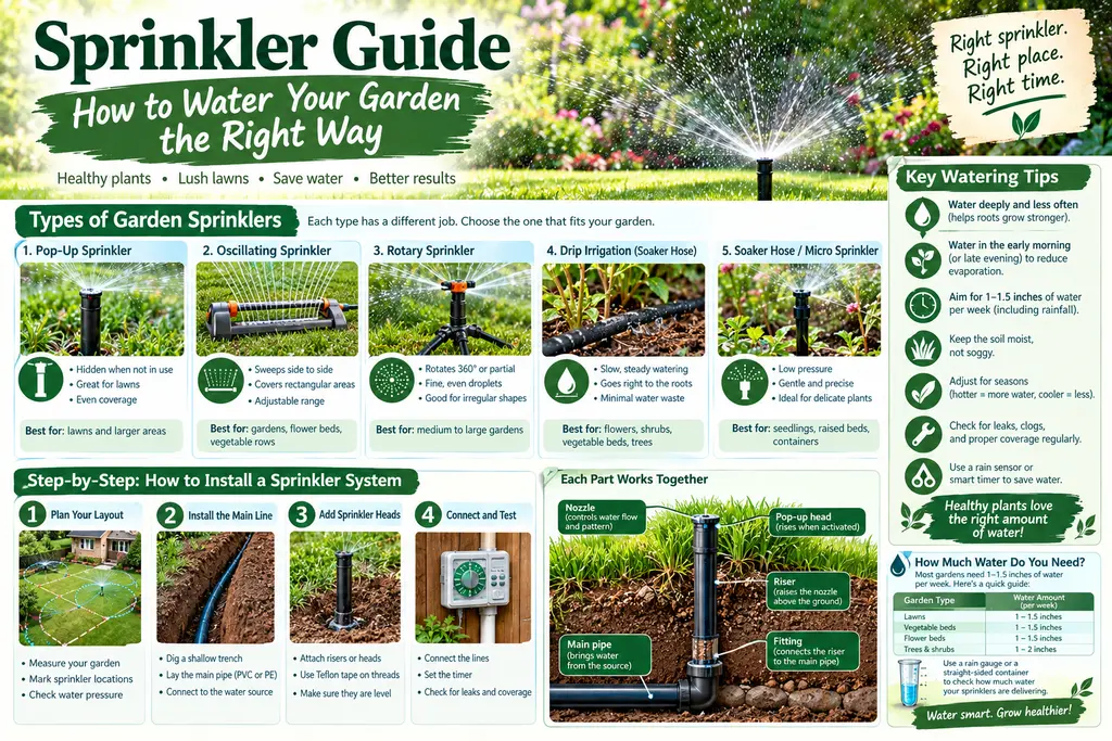 Sprinkler Guide: How to Water Your Garden the Right Way