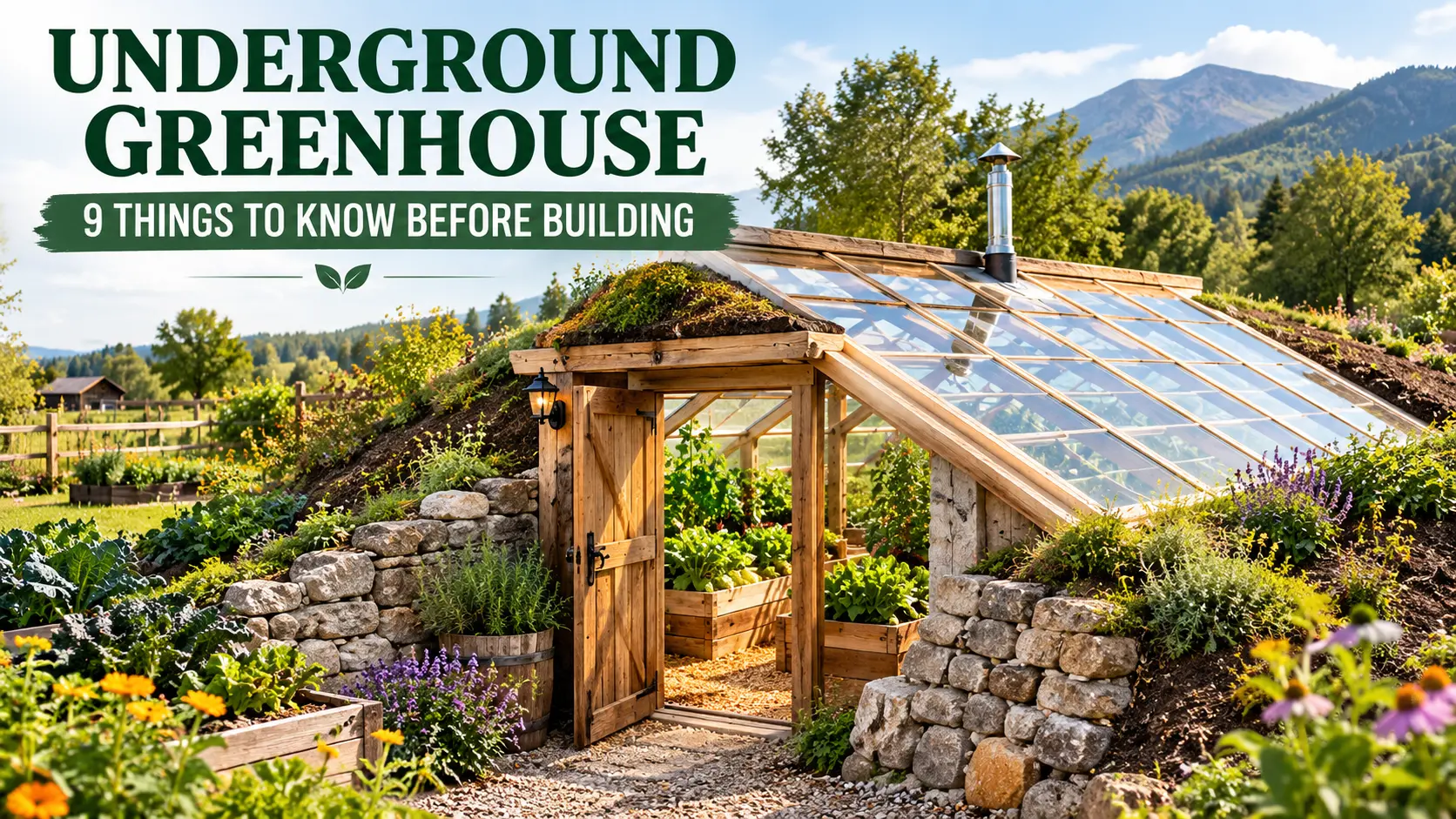 Underground Greenhouse: 9 Things to Know Before Building